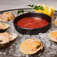 Little Neck Clams On The Half Shell · 