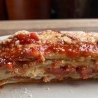 Eggplant Marinara Sandwich · Frankies classic Eggplant marinara with Pecorino.