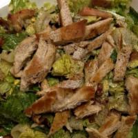 Cobb Salad · Mixed greens, tomato, bacon, avocado, hard-boiled egg, vinaigrette dressing.
