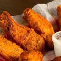 Hot Wings (6 Pieces) · Each selection is made to order, hand-tossed in our homemade batter and fried to perfection....