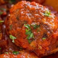 Classic Meatballs 3 Pcs · Our famous beef and veal meatballs in our signature sauce.