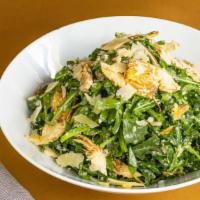 Carciofi Salad (Artichoke) · Arugula, artichokes, green olives, pine nuts, and parmigiano with house vinaigrette.