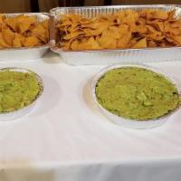 Party Size Guacamole  · Medium Party sized guacamole containers with tray of chips.  Choose your size and choose you...