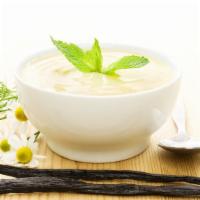 Vanilla Chobani Greek Yogurt · Delicious Vanilla flavored Greek yogurt.