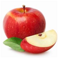 Single Red Apple · Fresh Red Delicious Apple.