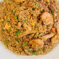 House Fried Rice · Chicken pork and shrimp.
