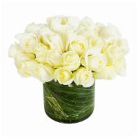 Two Dozen White Roses By Bloomnation™ · Make a bold statement with this elegantly simple design. White roses symbolize hope, honor, ...