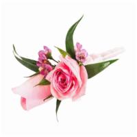 Pink Rose Boutonnière By Bloomnation™ · A classic pink rose boutonnière that compliments any suit. A perfect addition to any prom, f...