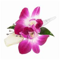 Orchid Boutonnière By Bloomnation · Create perfect memories wearing an orchid boutonnière with a little special sparkle. A great...