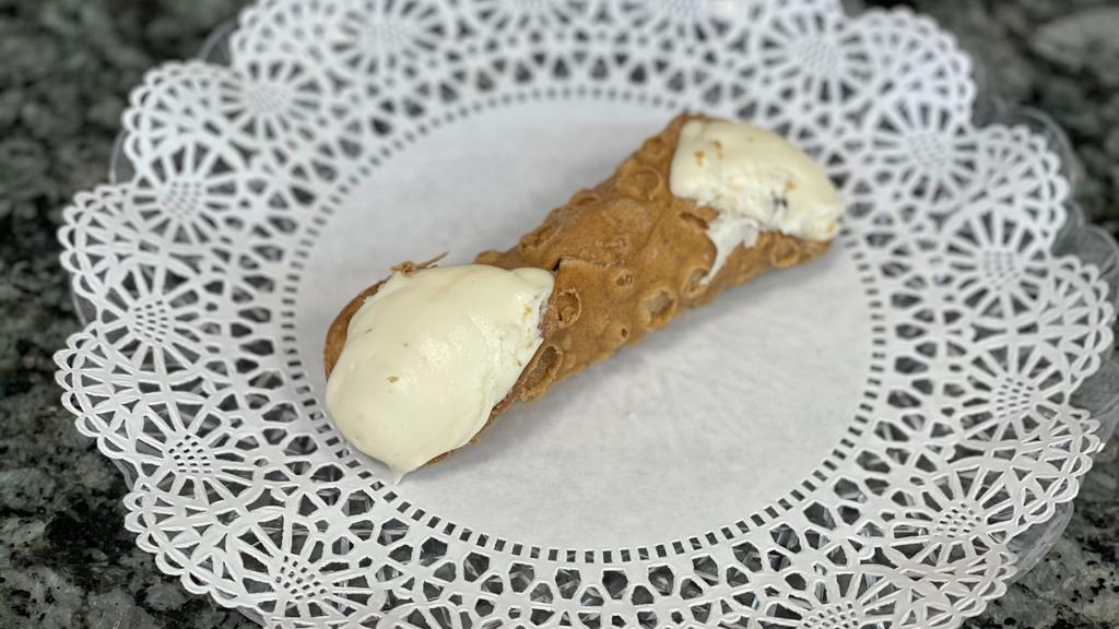 Cannoli Large · Cannoli shell filled with our famous cannoli cream.
