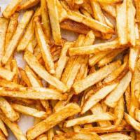 Seasoned Fries Samurai · Shoestring fries freshly fried and then topped with spices.