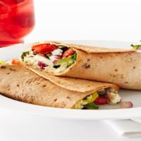 Combo Wrap Sandwich Carnage · The roll is wrapped in a freshly made pita bread and consists of chicken breast strips that ...