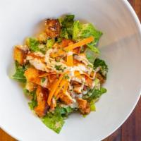 Caesar Salad · Add chicken or shrimp for an additional charge.