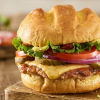Classic Turkey Single Smash · Grilled turkey burger American cheese, lettuce, tomato, onion, pickles, Smash sauce & ketchu...