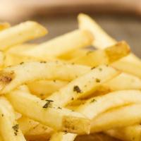 Large Smash Fries · Tossed with rosemary, olive oil and garlic.