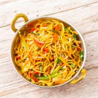 Vegetable Tangra Masala Chow Mein · Spicy
