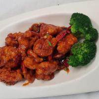 General Tso'S Chicken · Hot and spicy. Served with a choice of brown or white rice.