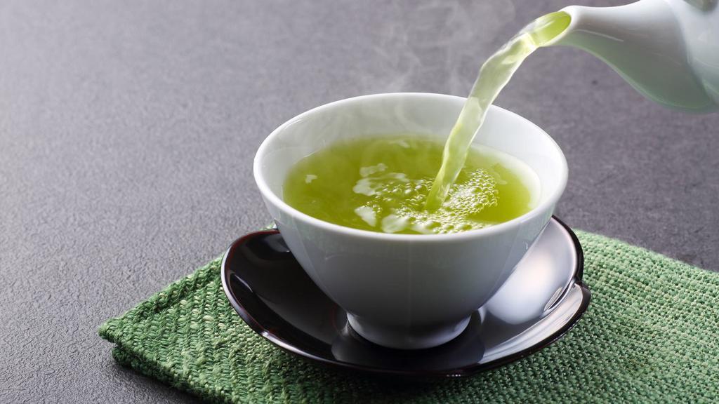 Green Tea · A cup of grassy and herbaceous cleansing green tea.