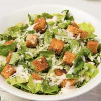 Caesar Salad · Fresh salad tossed with crisp romaine lettuce, grilled chicken, croutons, Parmigiana cheese ...