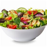 Chef'S Salad · Fresh salad tossed with crisp romaine lettuce, tomatoes, carrots, boiled egg, turkey breast,...
