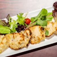 Malai Chicken · Nuts. Boneless chicken marinated in almond, white cashew pastes crushed pepper grilled in cl...