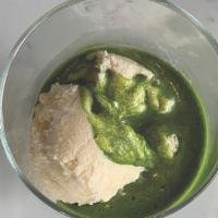 Matcha Affogato · Matcha powder and two scoops of vanilla ice cream