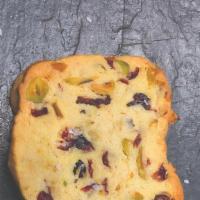 Cranberry Pistachio Shortbread Cookie · 