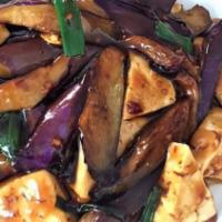 Eggplant With Garlic Sauce · Spicy. Hot and spicy.
