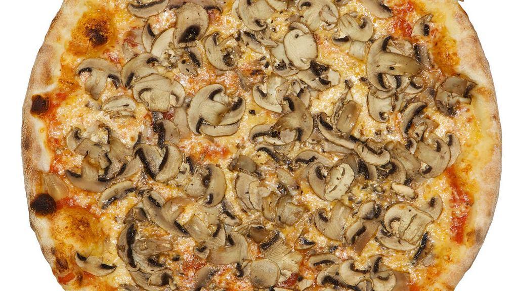 Zero Gluten Mushroom Madness Pizza · 10-inch Pizza, served on a Gluten-Free crust, with a homemade tomato sauce and cheese, topped with your favorite mushrooms.