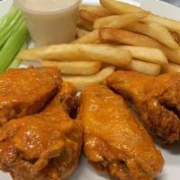 Wings & Fries Combo · Anchor Bar – Home of the Original Chicken Wings (5ct) served with french fries, celery and A...