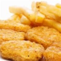 Chicken Nuggets (6 Pieces) With Fries  · 