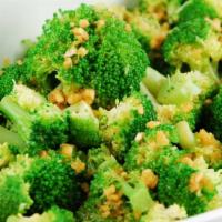 Garlic Broccoli · fresh garlic and butter