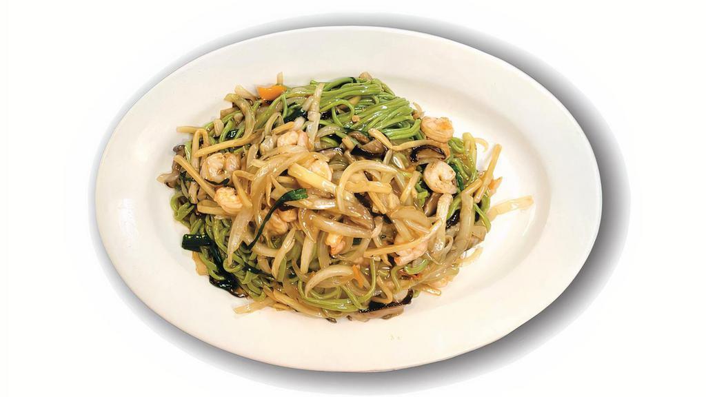 해물 초면 Seafood Chomyeon For 2 People · Stir-fried noodles, mixed seafood, and vegetables in a mild sauce.