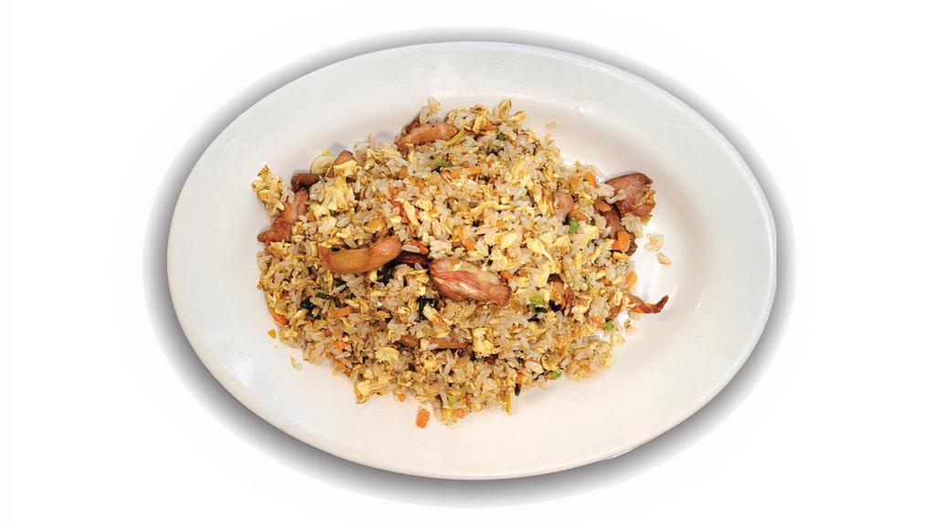 닭 볶음밥 Chicken Fried Rice · Fried rice with a choice of shrimp, beef, chicken, and vegetables.