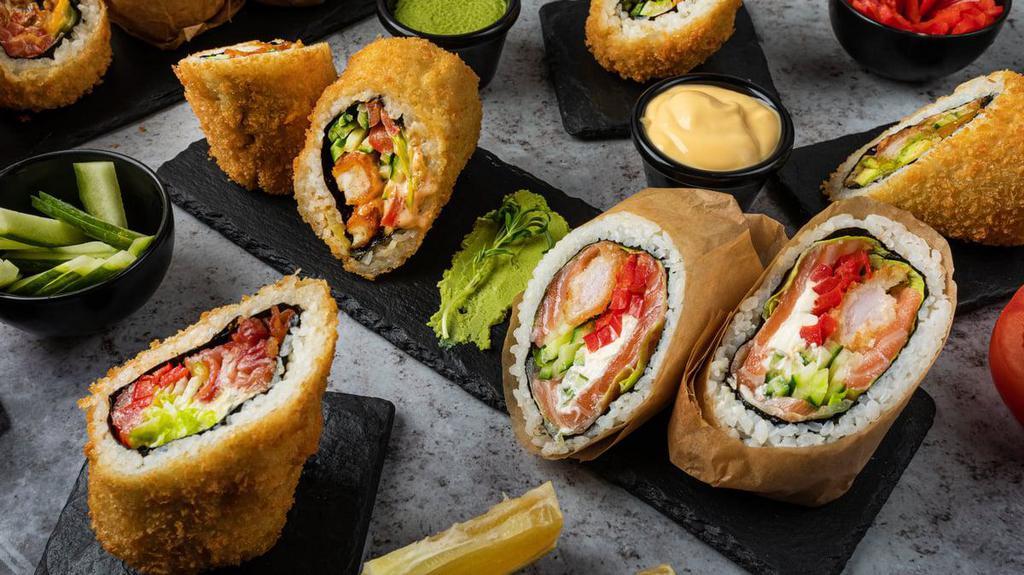 New kazu sushi burrito · Sushi · Asian · Mexican