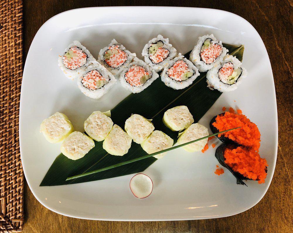 Yuzu sushi · Japanese · Sushi · Salad · Seafood