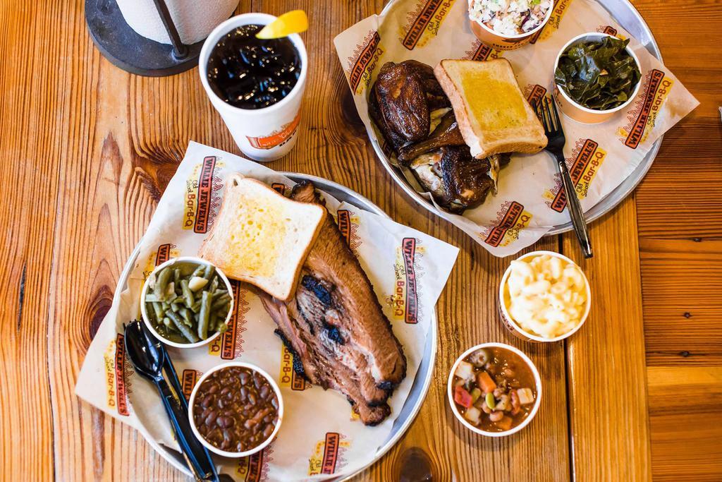 Willie Jewell's Old School Bar-B-Q · Barbecue · American · Chicken · Salad · Sandwiches · Chinese Food