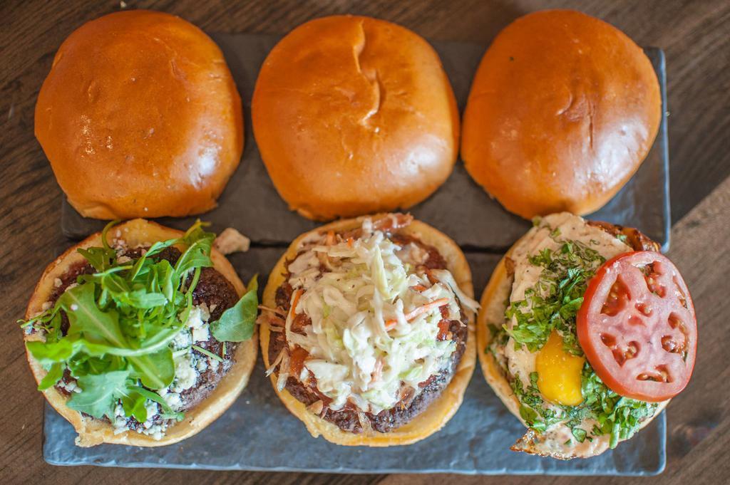 Stockyard Burgers and Bones · Burgers · Salad · Desserts · Seafood · American