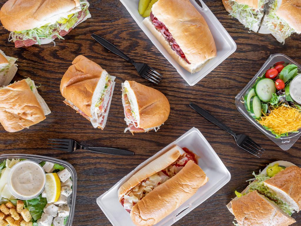 Rollin with the Hoagies · Salad · Sandwiches