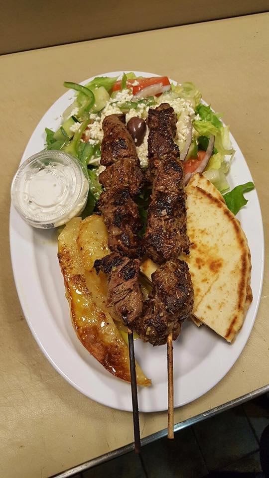 It's All Greek to Me! Grill · Greek · Burgers · Salad · Desserts · Mediterranean