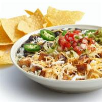 Megajuana Bowl · Double meat and double cheese with cilantro lime rice or fresh romaine lettuce, refried or b...