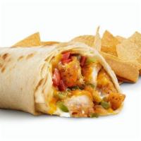 Bangin' Chicken® Burrito · Choice of Flour or Wheat tortilla with Smack My Ass Bangin' Chicken®, cheddar-jack cheese, g...