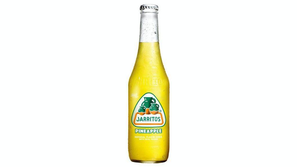 Jarritos Bottled Soda – Pineapple · 110 CAL