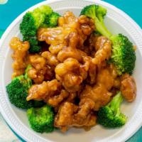 General Tso'S Chicken · Spicy. Chunk chicken fried then sautéed in our special sauce.