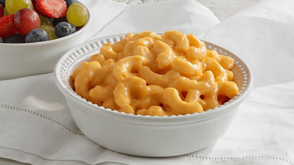 Mac N' Cheese · Our ultimate comfort food, elbow macaroni and a creamy sauce made with a three cheese blend and a touch of spice.