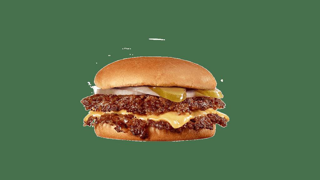 Original Double Steakburger With Cheese  · American cheese with a choice to add ketchup, pickle, onion, lettuce, tomato, mustard and mayo