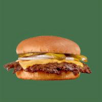 Single Steakburger With Cheese  · American cheese with a choice to add ketchup, pickle, onion, lettuce, tomato, mustard and mayo