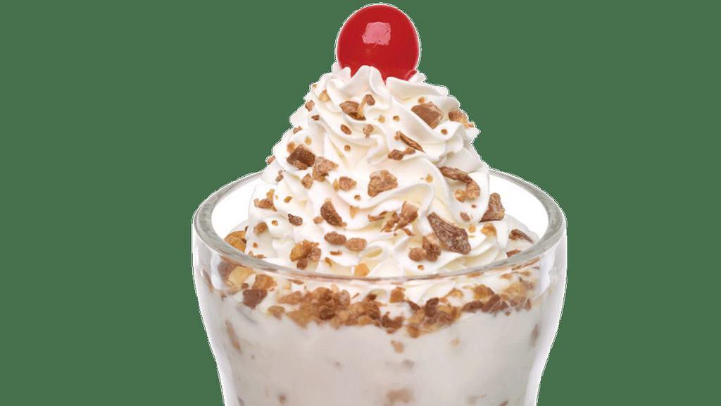 Snickers · Chunky pieces of Snickers® candy blended in our homemade milkshake.