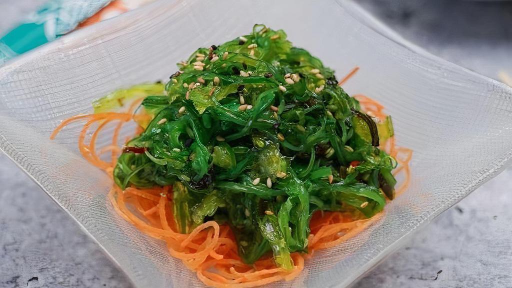 Hiyashi Wakame Salad · Marinated seaweed