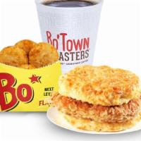 Cajun Chicken Filet Biscuit · A uniquely seasoned fried chicken breast filet served on a made-from-scratch buttermilk bisc...